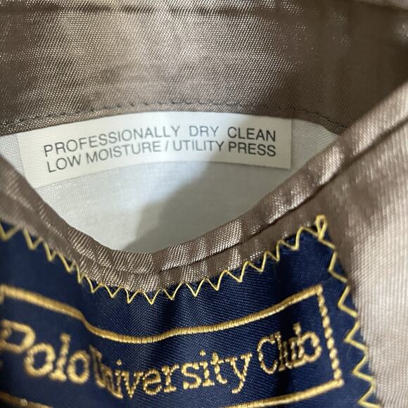 Ralph Lauren Polo University Club Mens 44R Blazer Brown Wool Two Button Vtg 80s - Picture 11 of 11